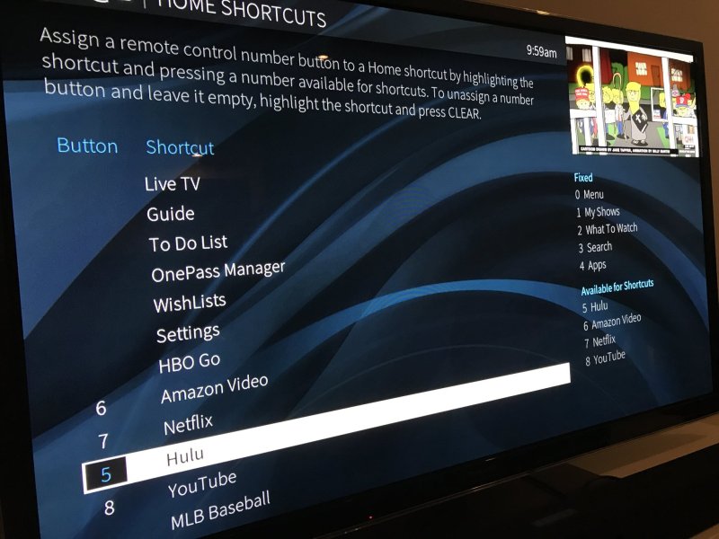 Dish tv set top box software update error